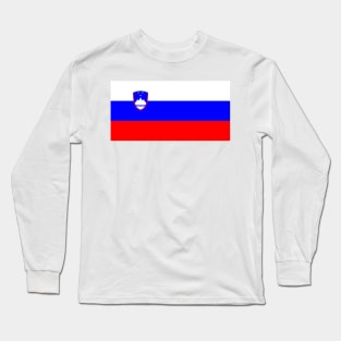 Slovenia Flag Long Sleeve T-Shirt